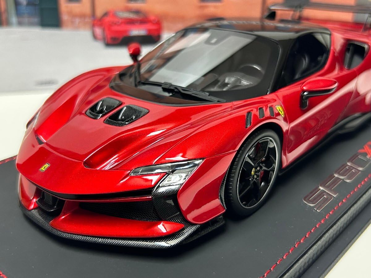 Amazon | BBR 1/18 Ferrari SF90 XX Stradale Rosso portofino